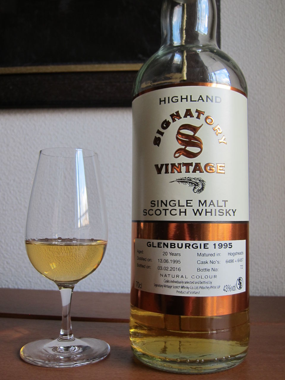 グレンバーギー 20年 1995-2016 シグナトリー 43％ : くりりんの