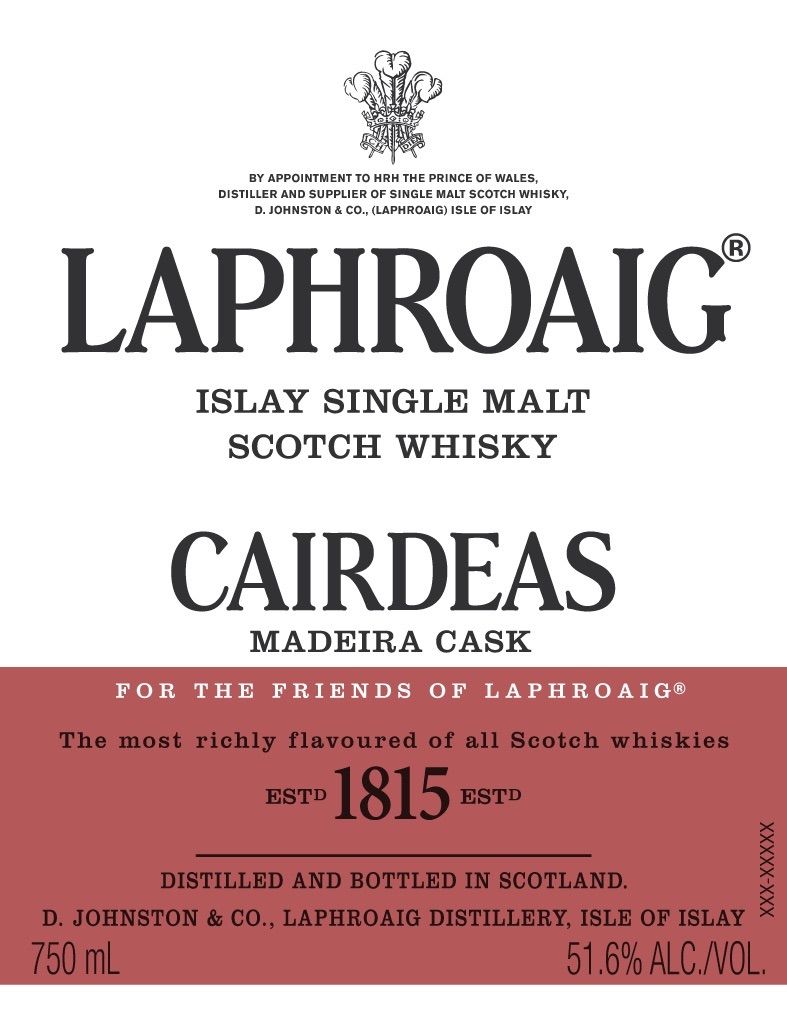 ラフロイグ カーディス 2015 200周年記念 51.5% : くりりんの