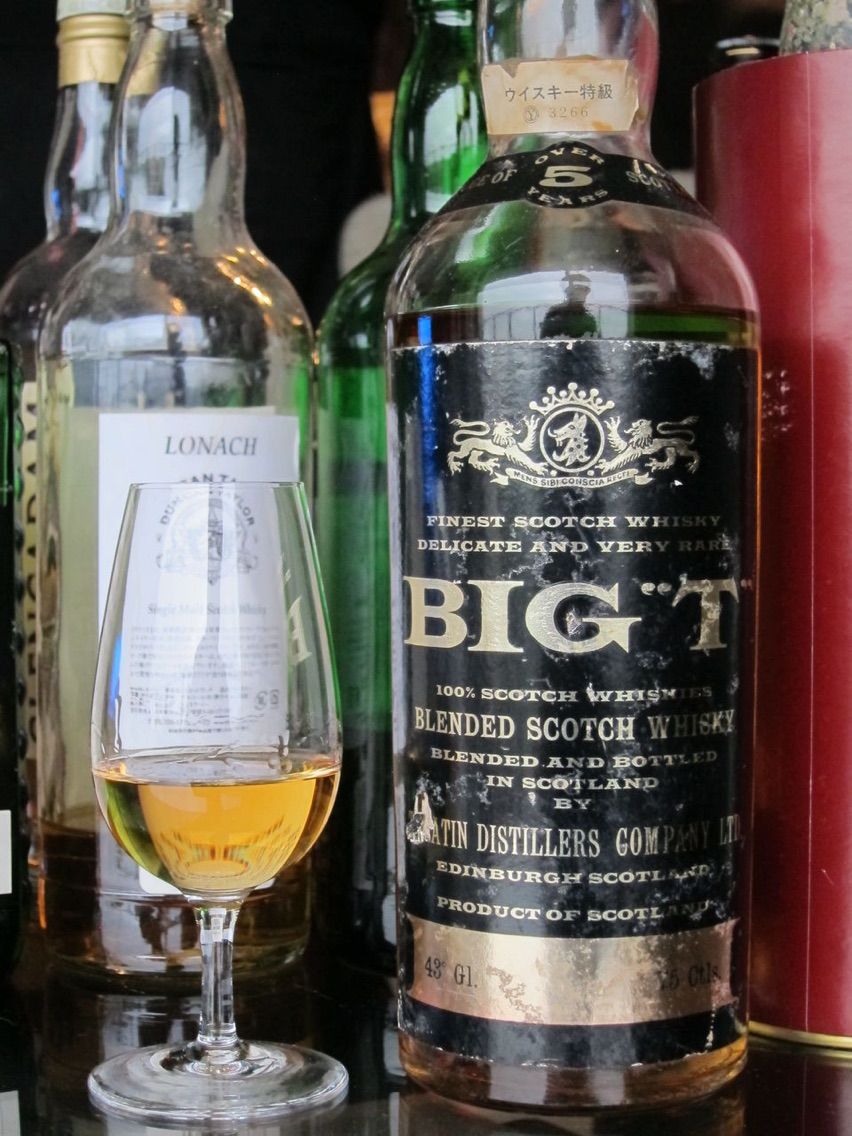 ビッグT ゴールドラベル 1970年代流通 43% 特級表記 : くりりんの