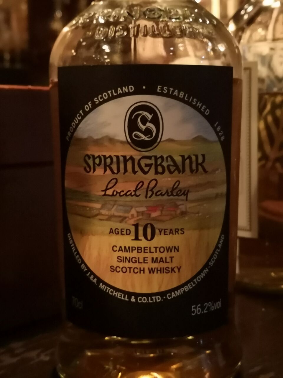 スプリングバンク ローカルバーレイ 10年 2009-2019 56.2% : くりりん