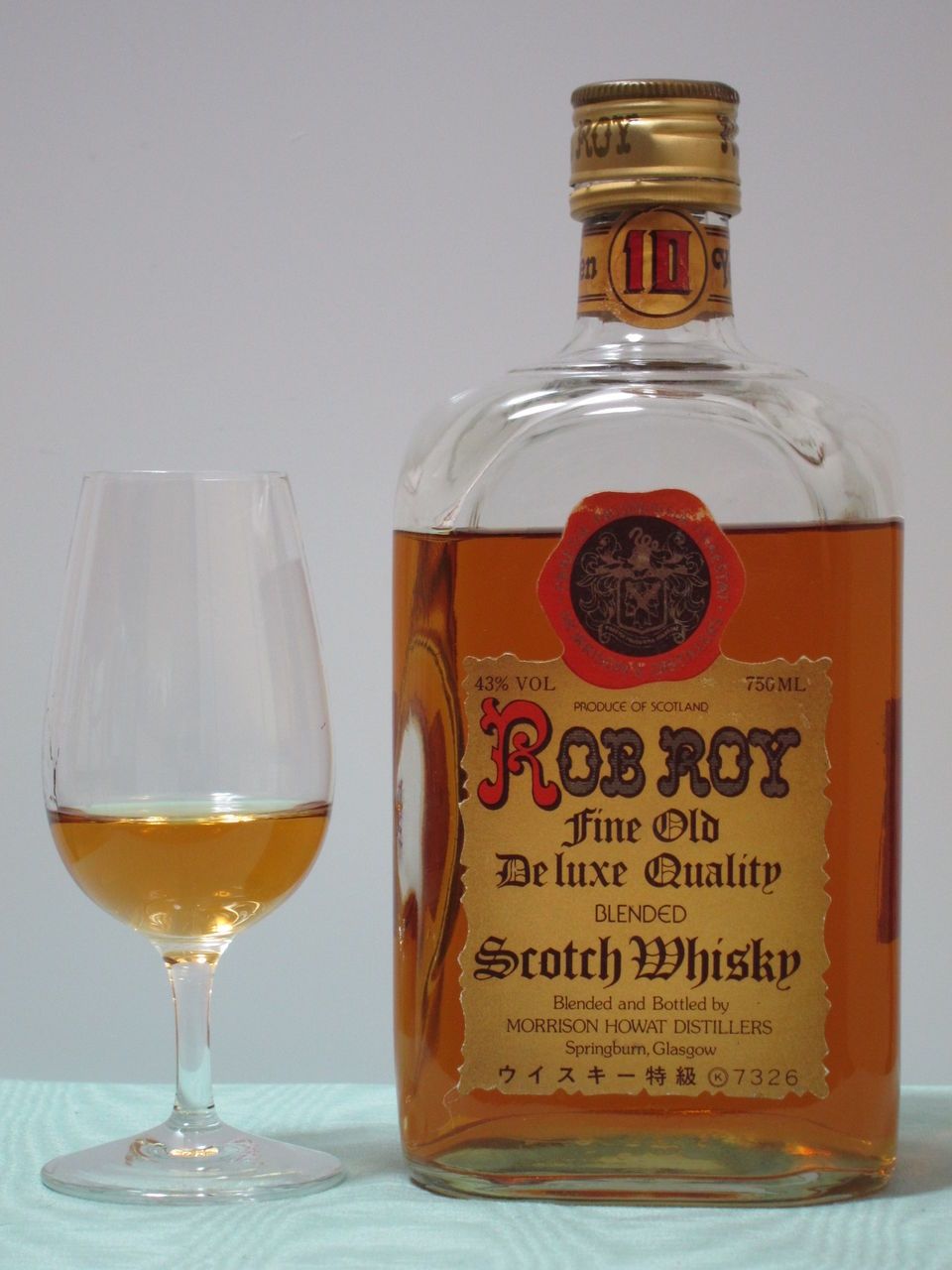 ロブロイ 12年 1980年代流通 特級表記 43% : くりりんのウイスキー置場