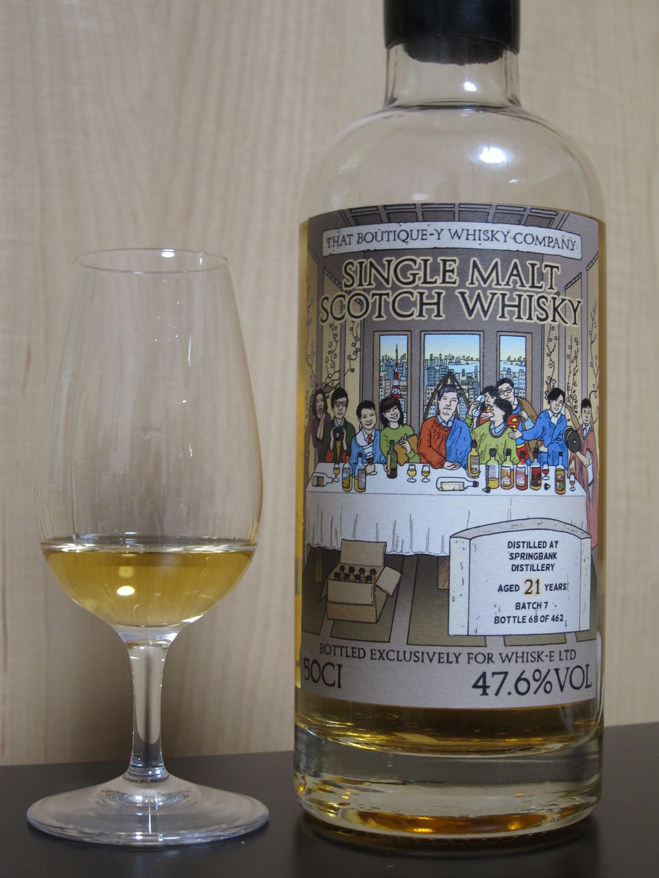 スプリングバンク 21年 ブティックウイスキー 47.6% : くりりんの