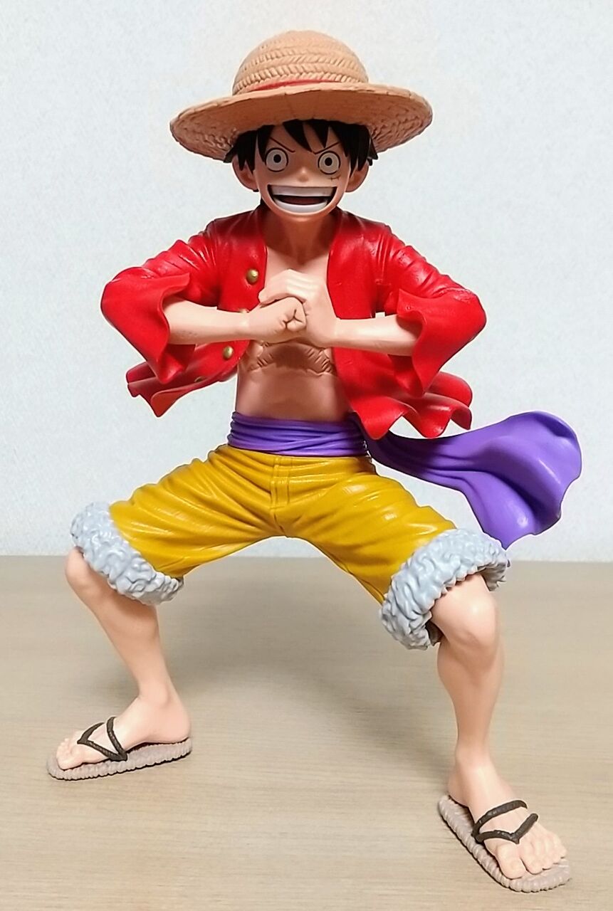ビッグサイズなルフィ】ワンピース Grandista -MONKEY.D.LUFFY