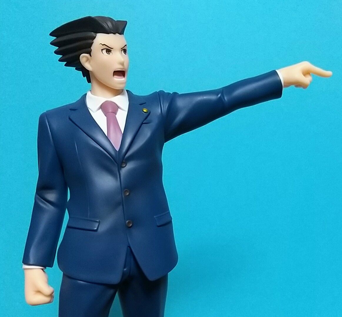 未使用/1円～】 逆転裁判5 成歩堂龍一 1/10スケール フィギュア 箱