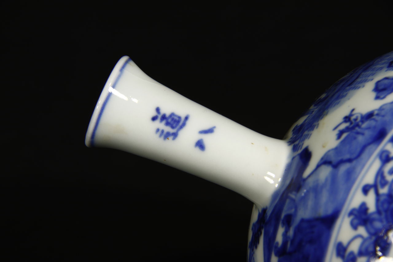 高橋道八 染付急須 : 骨董・古美術品オークション 古裂會 ＜今日の逸品＞