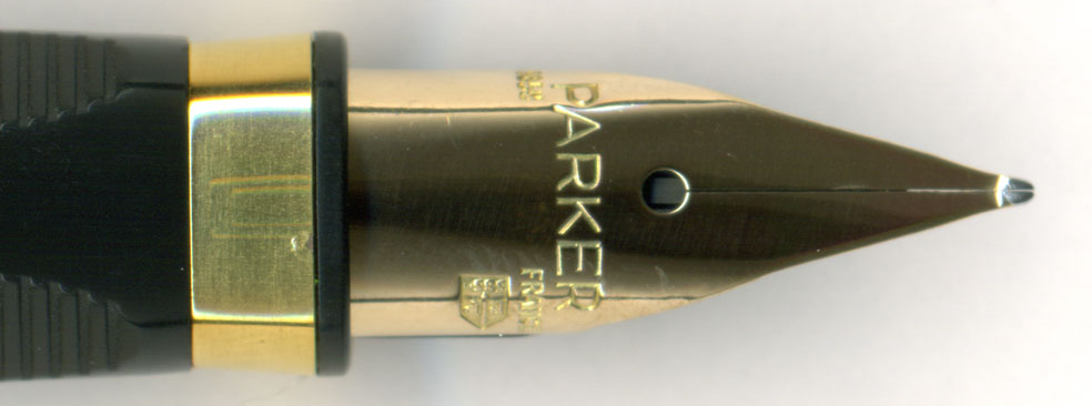 レア！PARKER 75 万年筆 18KGF ペン先 14K XF USA レア！PARKER 75