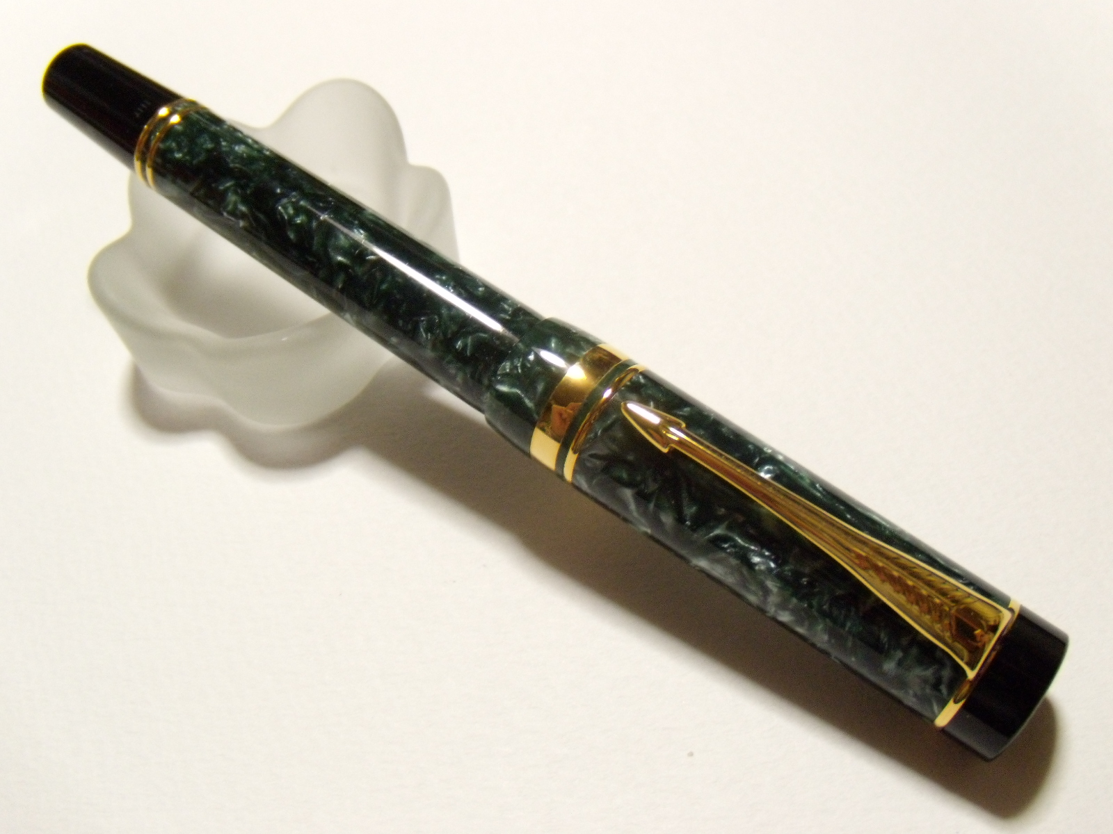 パーカー デュオフォールド インターナショナル マーブル 万年筆 Parker - パーカー デュオフォールドマーブルブルーインターナショナル