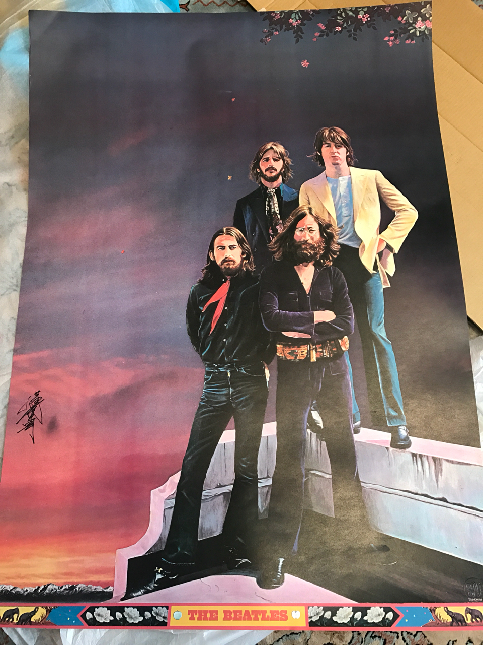 横尾忠則 ビートルズ キリスト ポスター Beatles Jesus Christ 1973