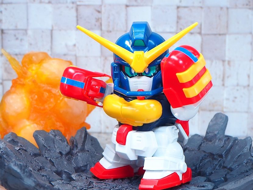 元祖SD ゴッドガンダム＆シュピーゲル、ボルト＆マックスター