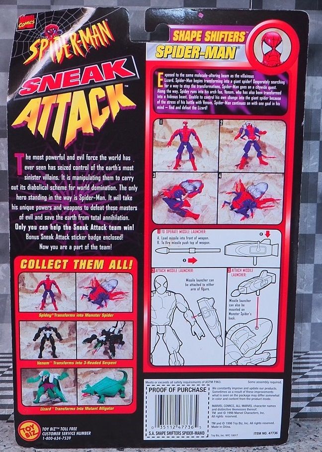 ☆新品未開封 TOYBIZ製 シェイプシフターズ パニッシャー 1990年代