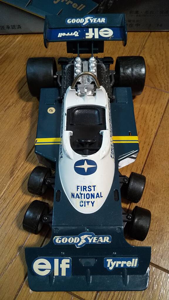 1977年頃【NIKKO セミデラコン 1/16 タイレルフォード】6輪タイレルの