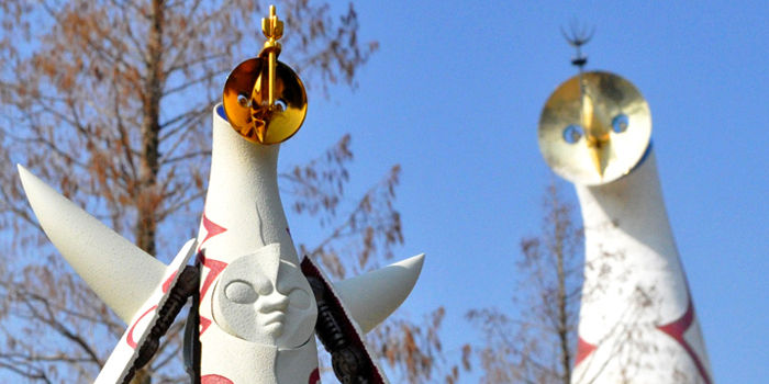 太陽の塔 ソフビ 2018体限定ブロンズ 万博記念公園 岡本太郎 海洋堂 ソフト