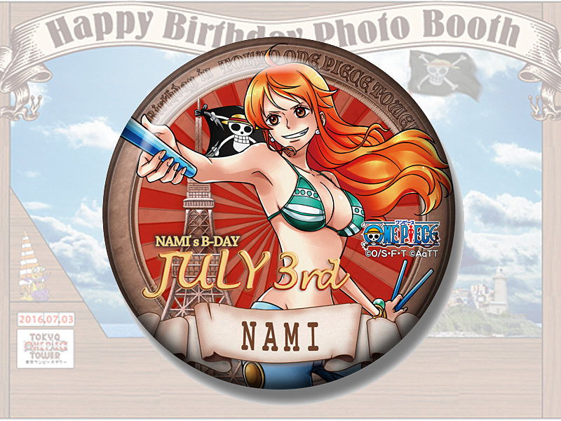 ONE PIECE ワンピース 20周年 1000話 記念 缶バッジ ナミ 【公式通販】