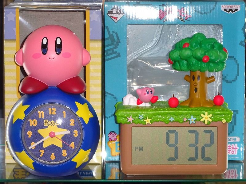 B賞 GREEN GREENSな目覚まし時計 節約 一番くじ 星のカービィ 星の