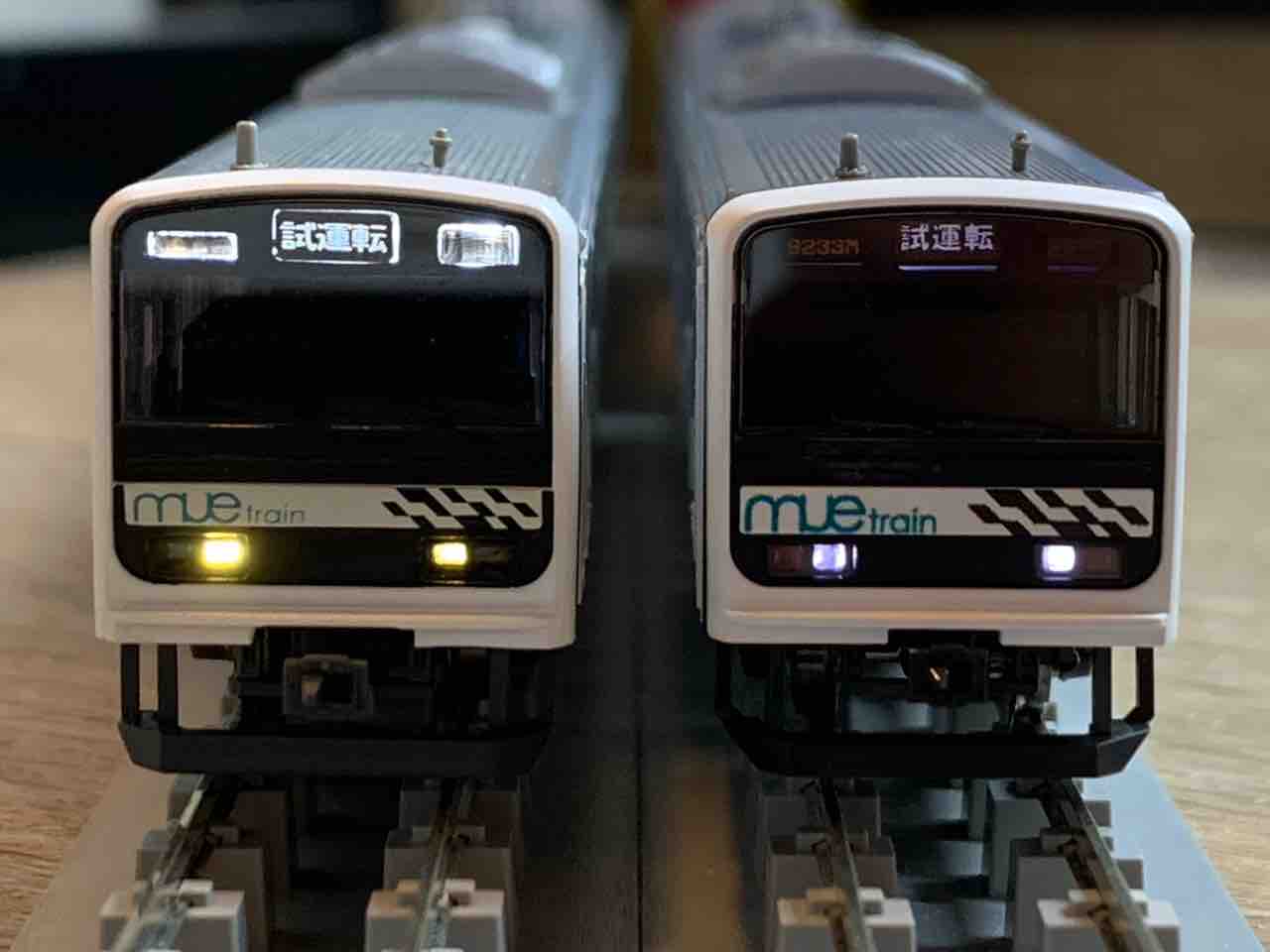TOMIXvsマイクロ 209系MUE-Trainを比較してみる - れいるのおと