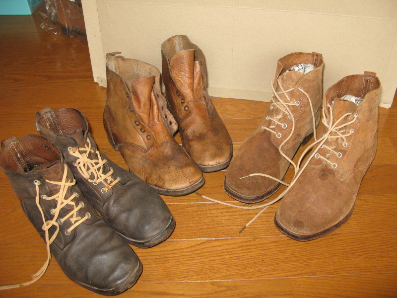 海外発送】大日本帝国 陸軍 昭五式 兵用 編上靴 鋲付