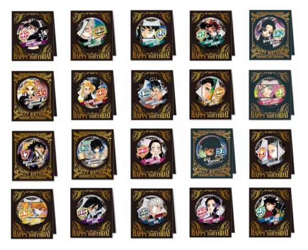 鬼滅 しのぶ バースデイ 缶バッジ アクスタ ジャンプキャラクターズ