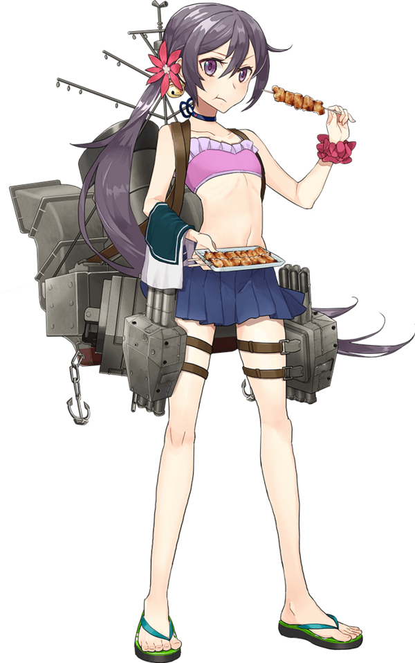 艦これアーケード ジョンストン 改中破 水着 雷↑運↑ 艦これ