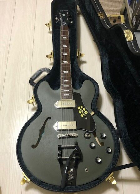 エピフォンカジノクーペEpiphoneポット交換ピックガード製作リペア