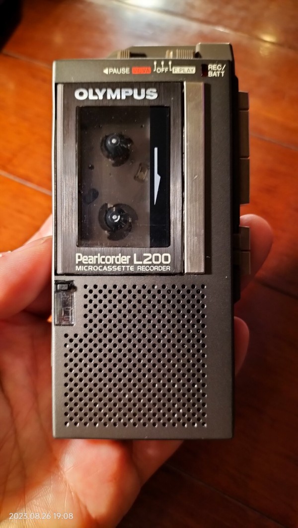 1983/昭和58/OLYMPUS/Pearlcorder L200/パールコーダー/マイクロ