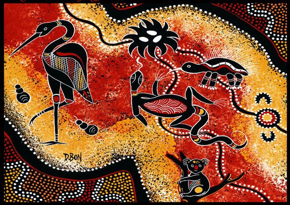 アボリジニ・アート 【本物】 【公式通販】