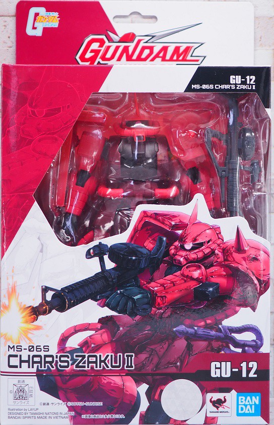 GUNDAM UNIVERSE シャア専用ザクⅡ レビュー : おもちゃの巣（玩具
