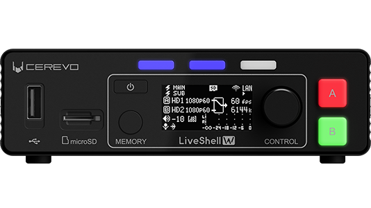 LiveShell Series Product Page | Cerevo