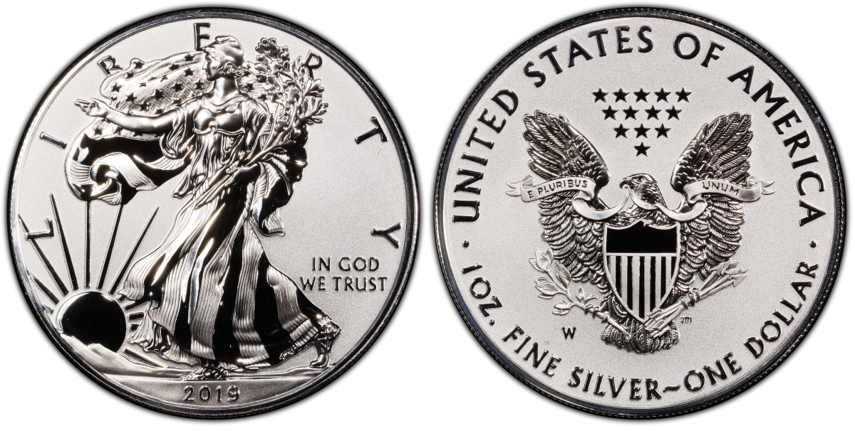 2019年 アメリカン・シルバー・イーグル 1ドル 銀貨 1オンス BU 2019年