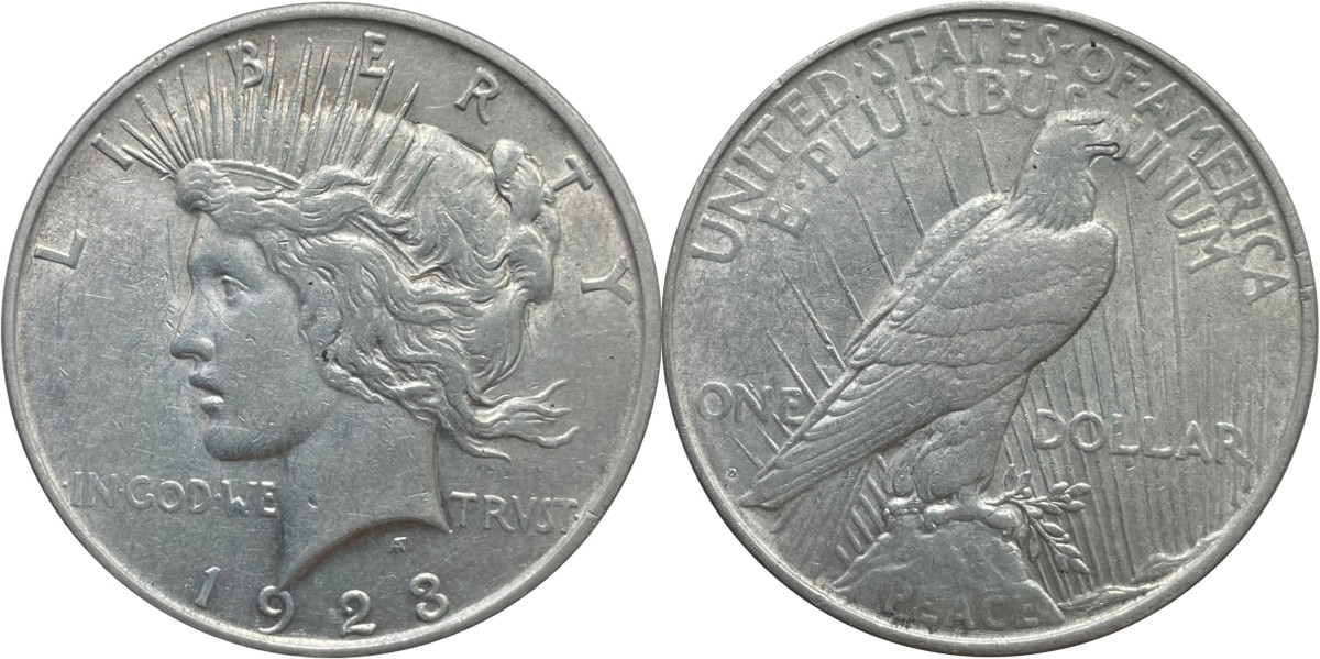 ピースダラー1ドル銀貨 1922年 ◇10-35◇