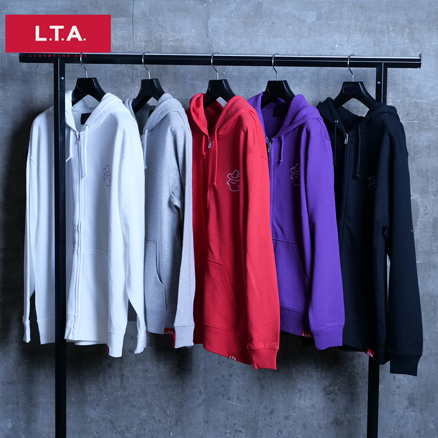 受注期間限定！夜乃すみコラボ企画！コラボZIPパーカー◇夜乃すみ