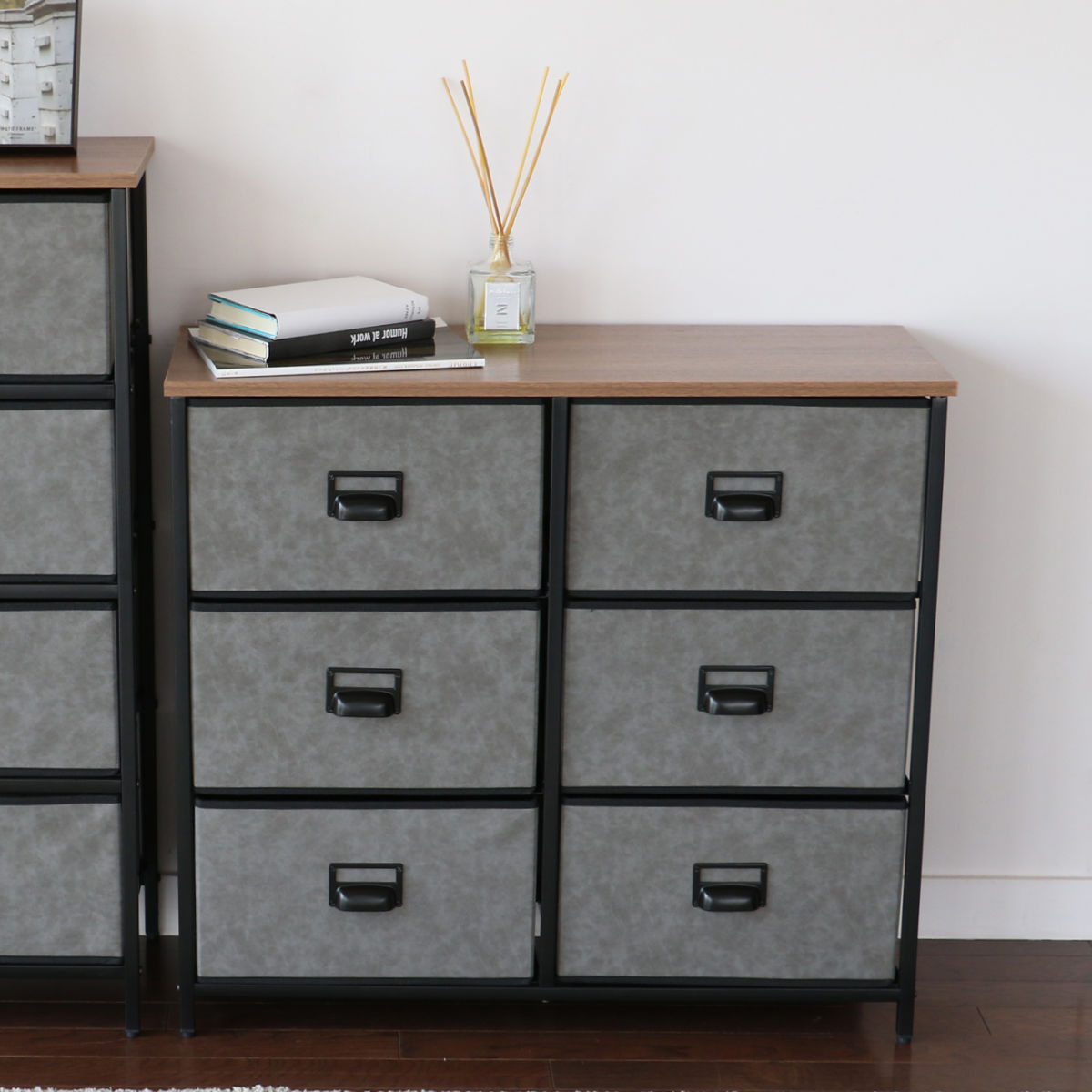 チェスト タンス チェスト 箪笥 木製天板 30 x 99 x 113cm チェスト