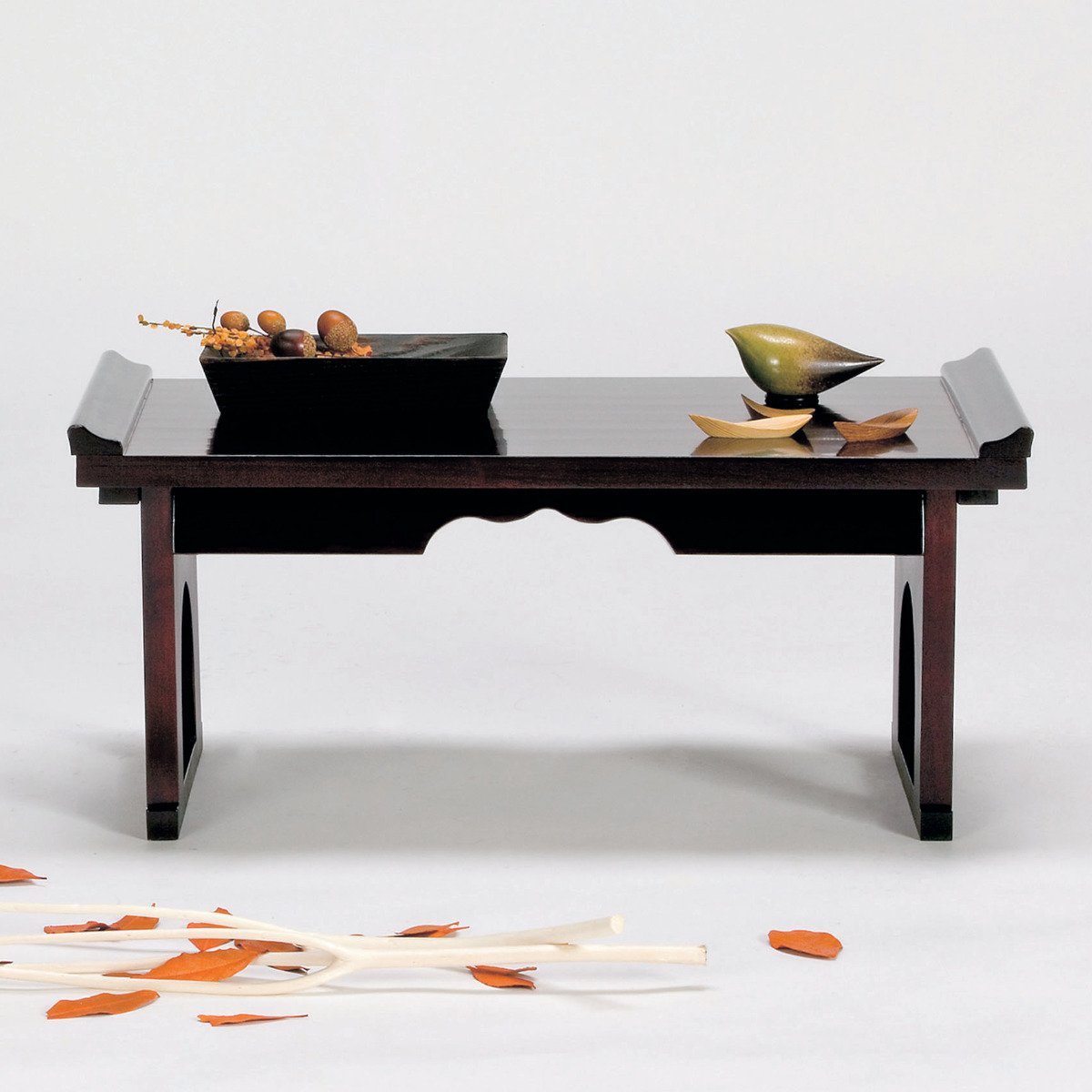 く*げ様 折り畳み式 文机 脇机 花台 小物置き 小物入れ アンティーク