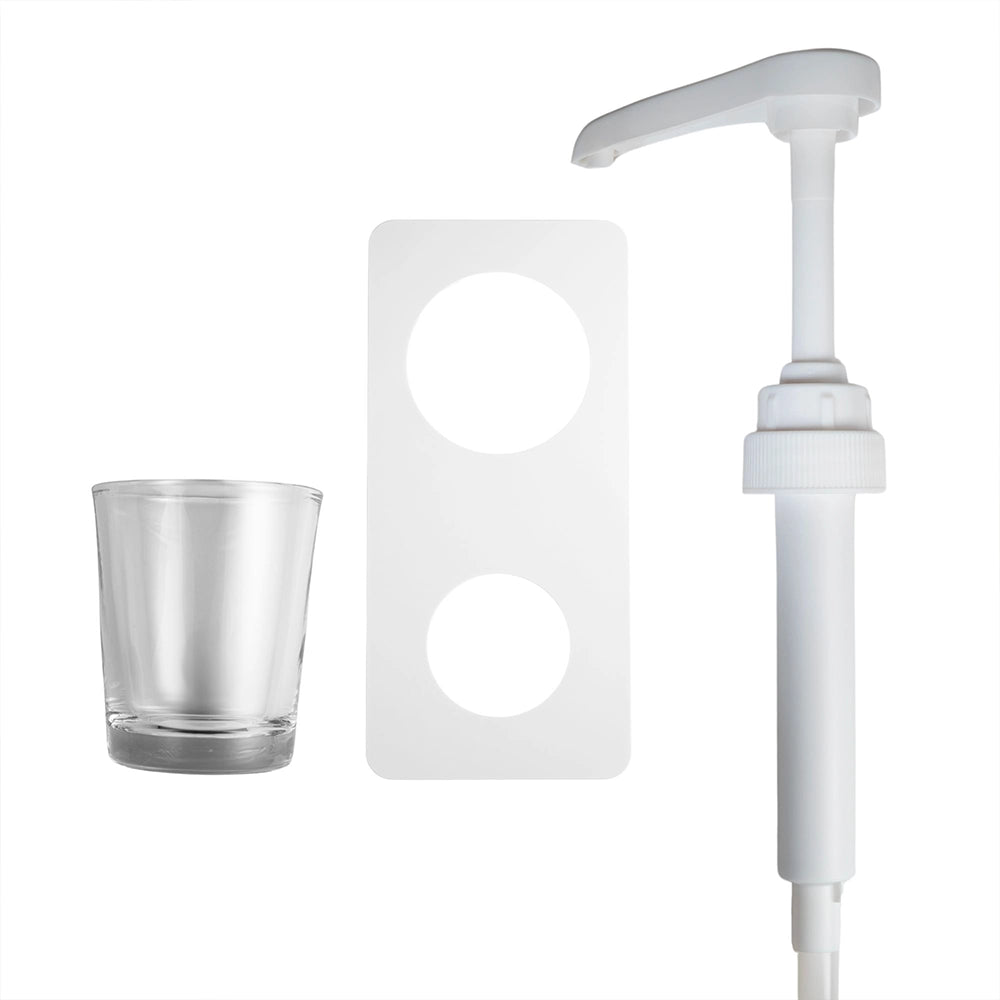 Easy-Dispense Mouthwash Pump & Cup - Living well with Dr. Michelle