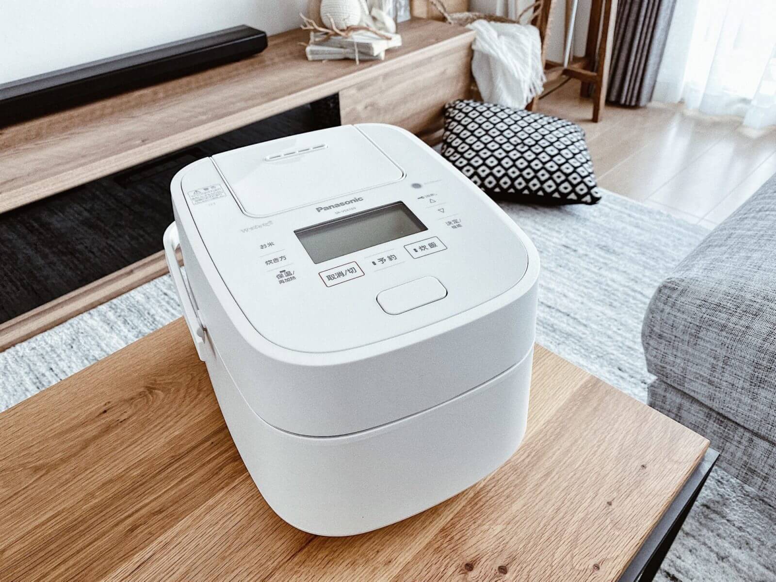 ここまで違うの!?】パナソニックの炊飯器Wおどり炊きSR-VSX109が美味し