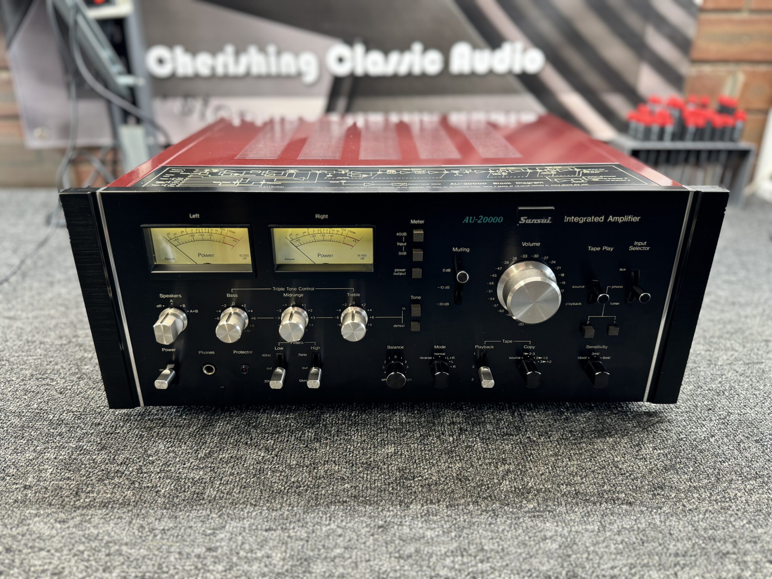 Aliba4 現稼働機 サンスイA－α607MR Gold