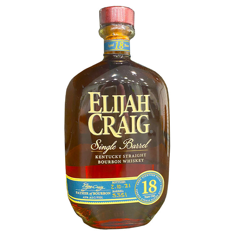 Elijah Craig 18 Year Single Barrel Straight Bourbon Whiskey