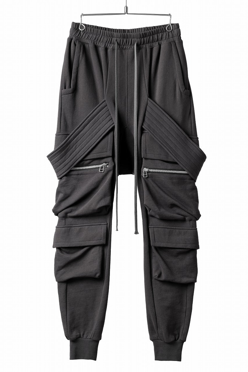 A.F ARTEFACT BELTED CARGO SARROUEL EASY PANTS (DARK GREY)の商品