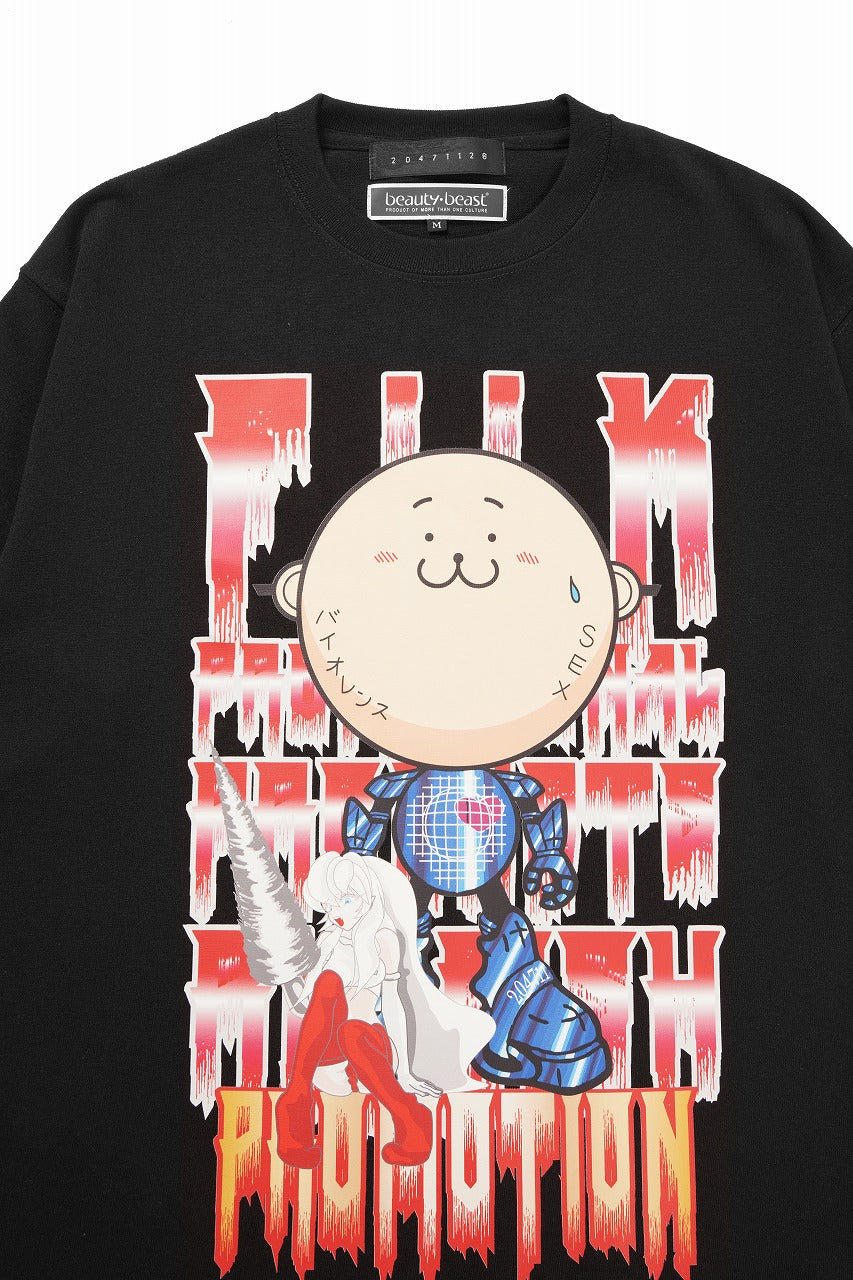 beauty : beast x 20471120 COLLABORATION S/S TEE _3 (BLACK)の商品