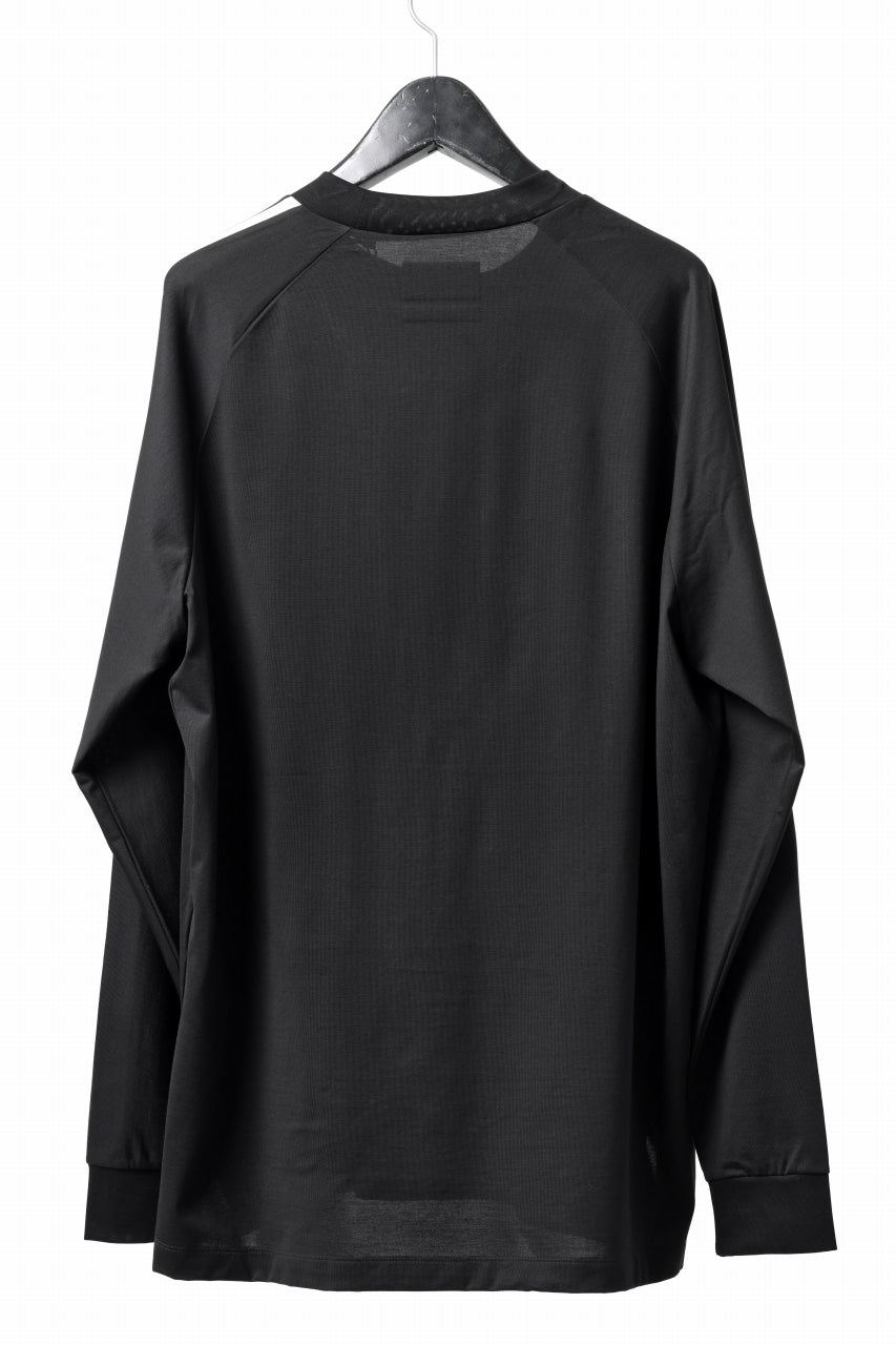 Y-3 Yohji Yamamoto THREE STRIPES LONG SLEEVE TOP (BLACK)の商品