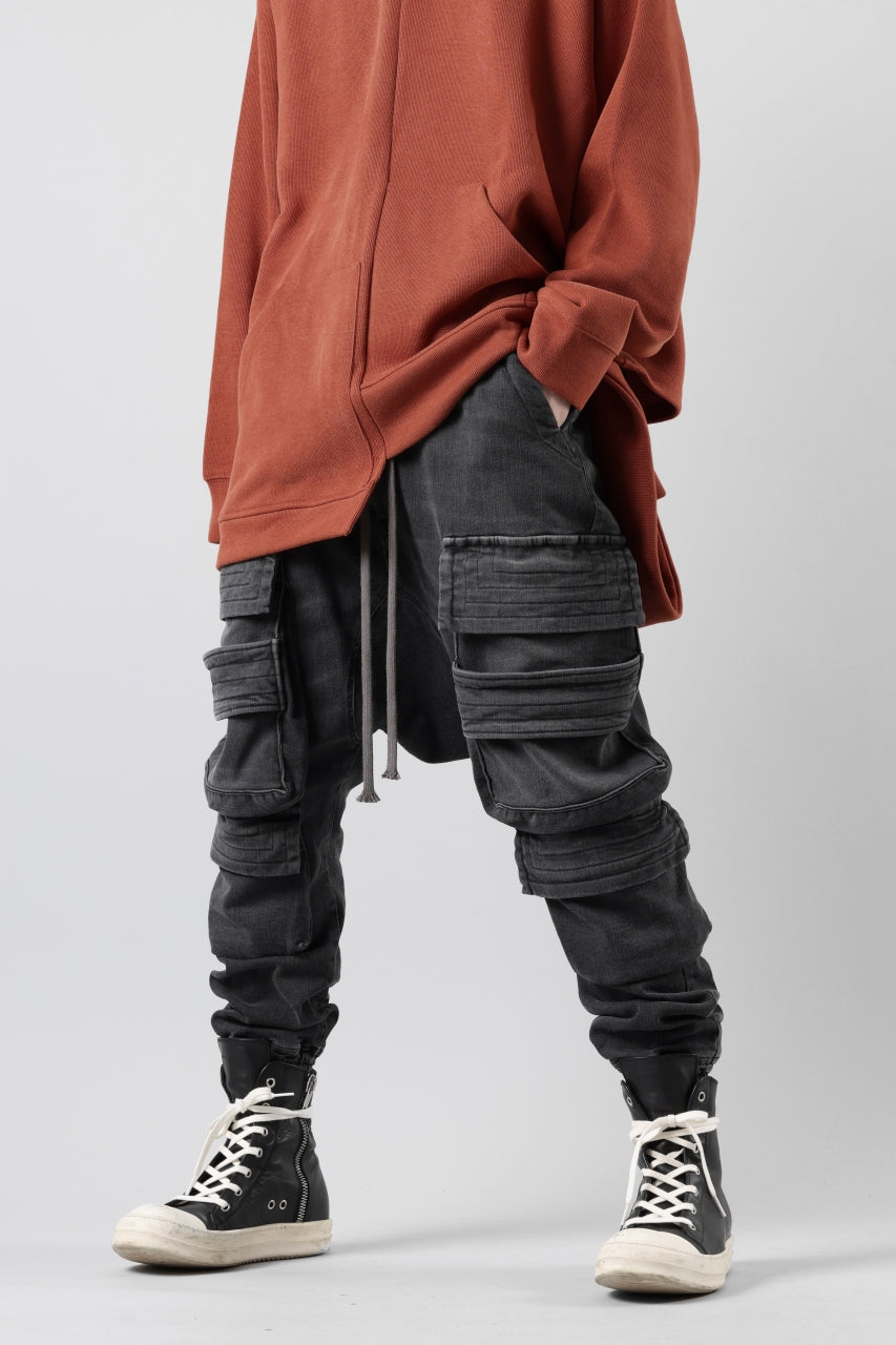 A.F ARTEFACT EASY SARROUEL MILITARY POCKET PANTS / FADED AGEING