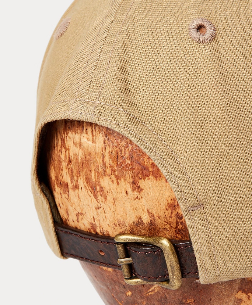RRL Ranch Logo Twill Ball Cap(ONE Khaki/カーキ): RRL