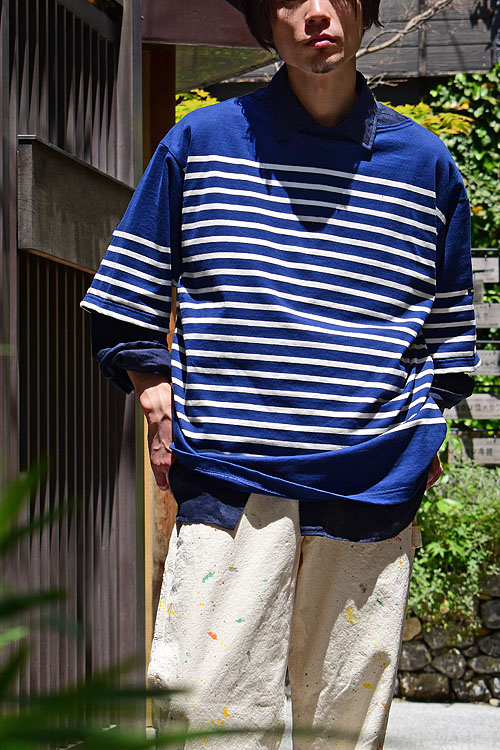 OUTIL[ウティ] 23SS Tricot AAST Short [Blue Point × Off]