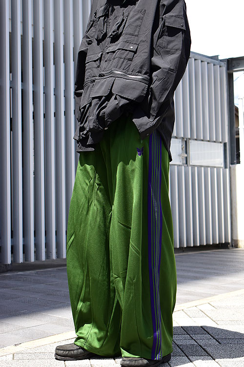 NEEDLES[ニードルズ] 23AW H.D.Track Pant Poly Smooth (IVY GREEN