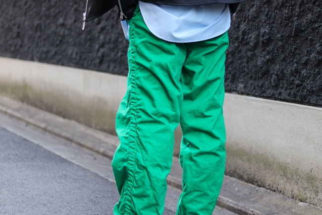 kolor Beacon kolor beacon パッカリングパンツ グリーン系 ⁄ パッカ