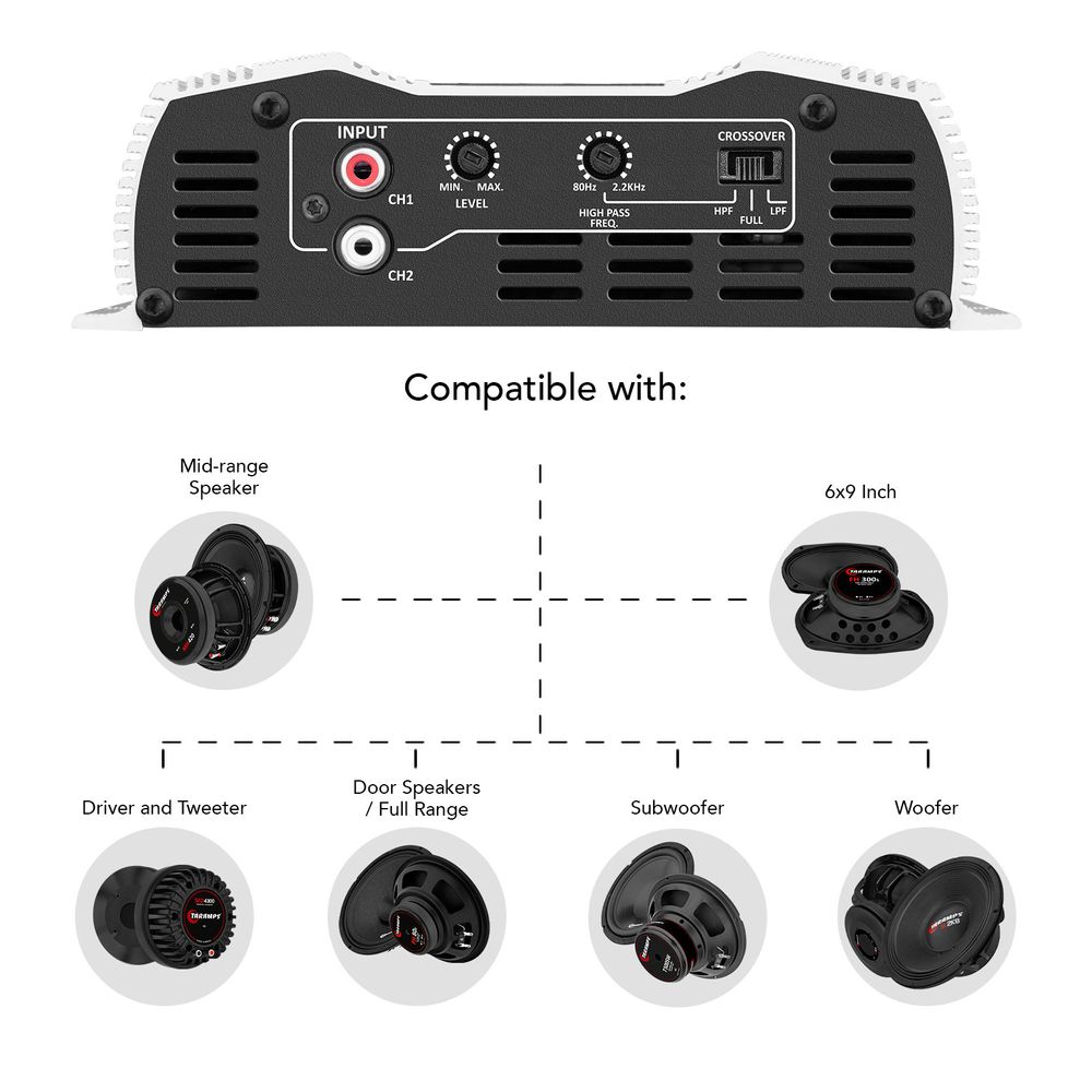 DS 800x2 Amplifier Free Shipping Worldwide | Taramps Store