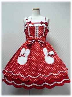 Bunny-chan Pocket JSK (2008) by Angelic Pretty