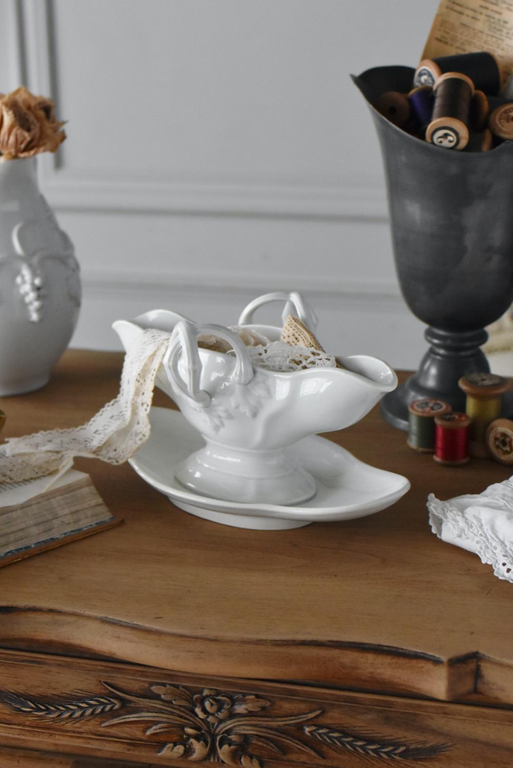 フランスアンティーク雑貨 ソーシエール2.Creil et Montereau