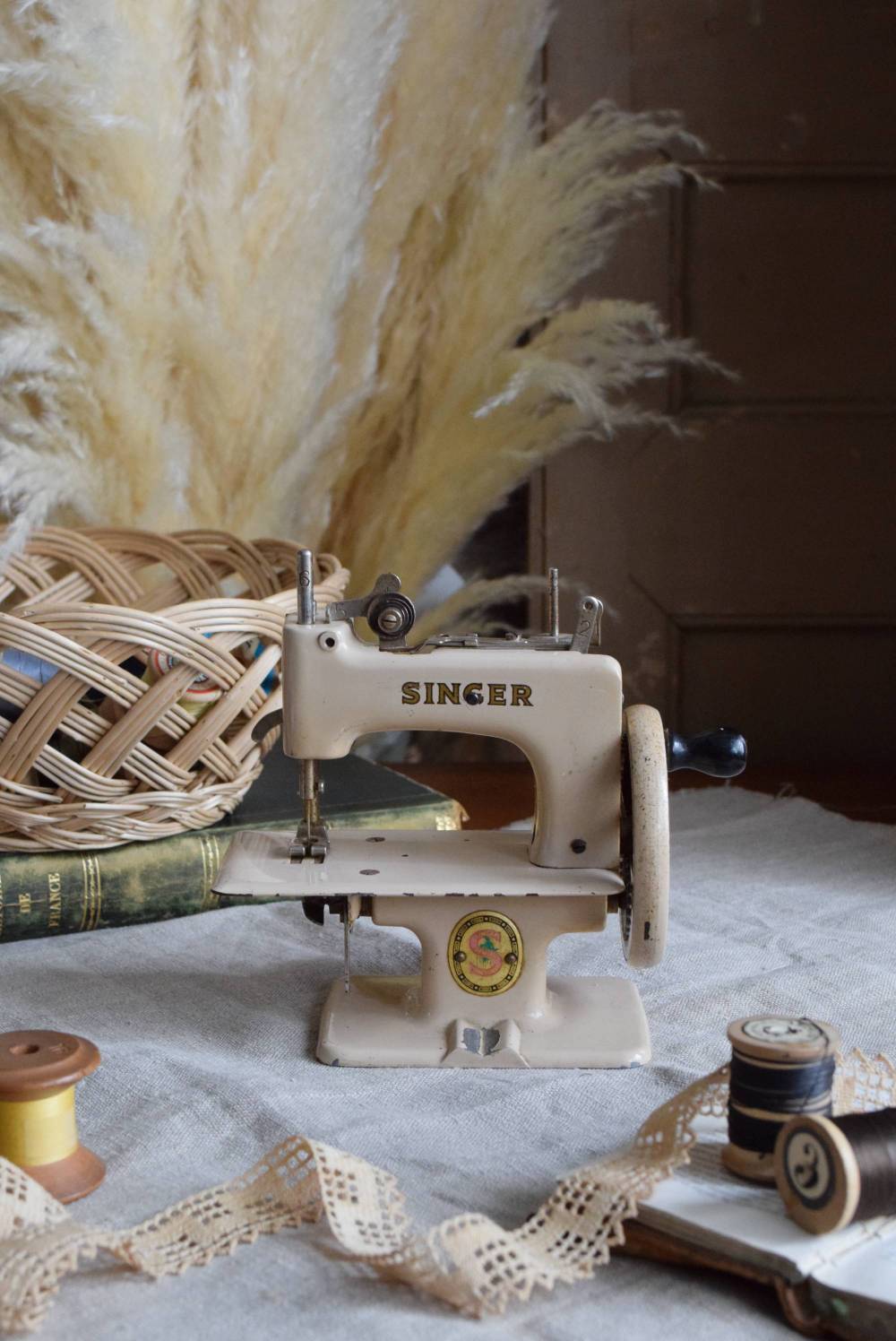 ヴィンテージディスプレイ SINGER トイミシン インテリア