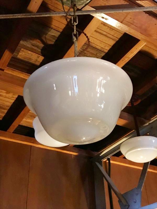 1920'S 30'S スクールハウスシーリング 装飾 中型 ペンダントランプ