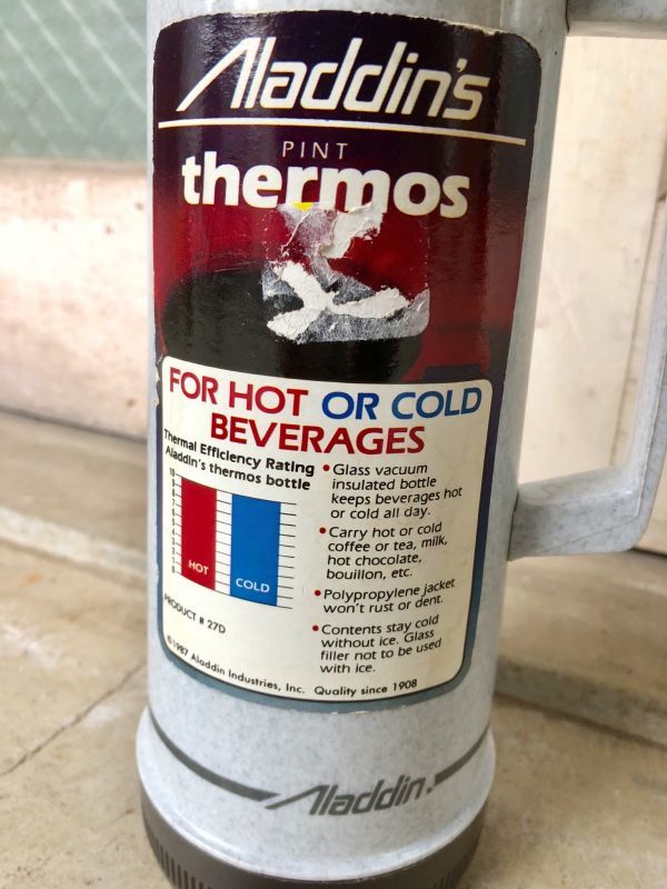 87年 デッドストック aladdin 水筒 ワンパイント アラジン キャンプ